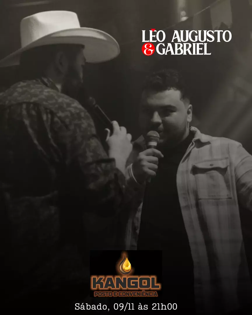 Show de Léo Augusto e Gabriel no Posto Kangol!